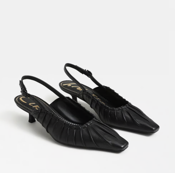 Circus Katia Slingback Kitten Heel with pointed toe and low kitten heel.
