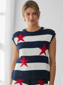 Star Striped Sweater
