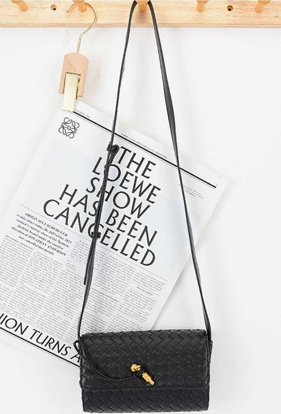 Braided Crossbody Bag