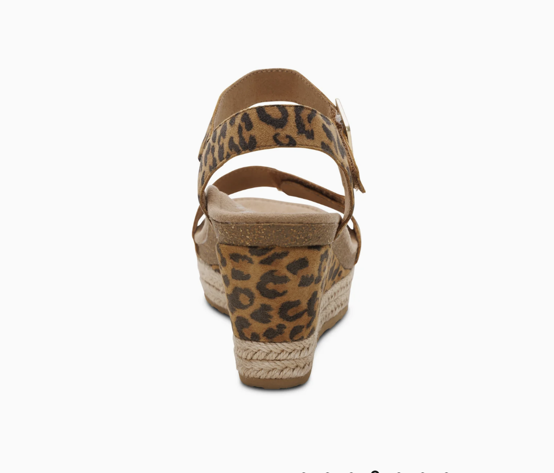 Aetrex Sydney Espadrille Wedge Sandal