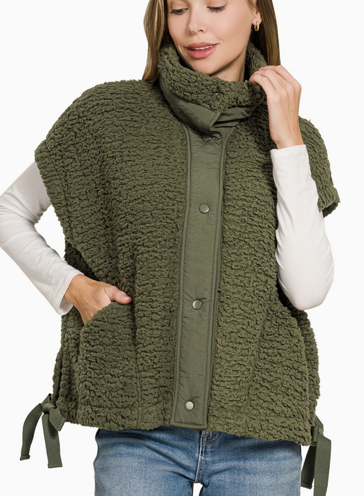 Oversized Faux Fur Vest