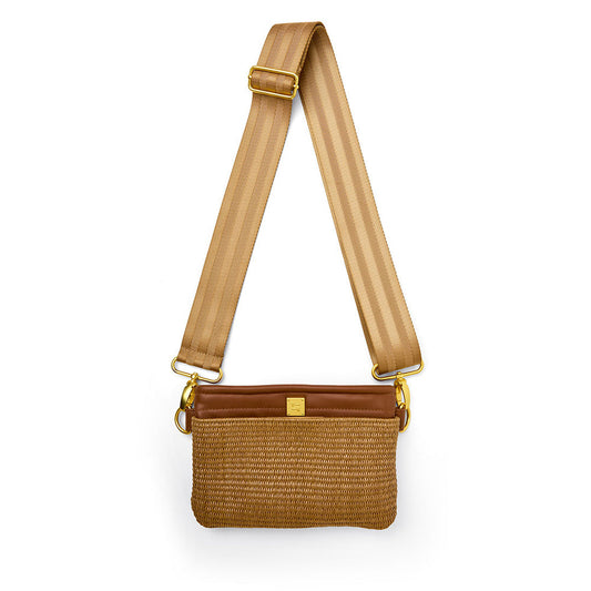 Think Royln Bum Bag Crossbody Bag 10105 Sand Dune Raffia