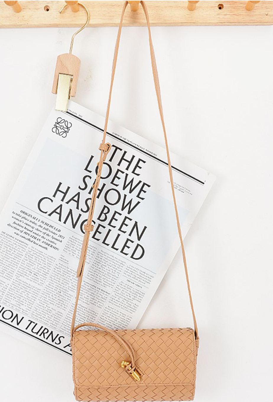Braided Crossbody Bag