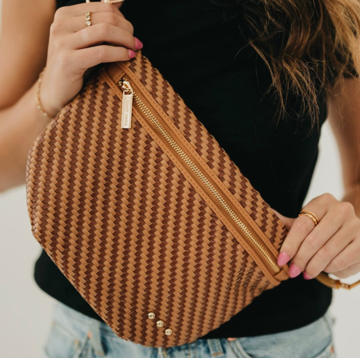 Diagonal Woven Westlyn Bum Bag