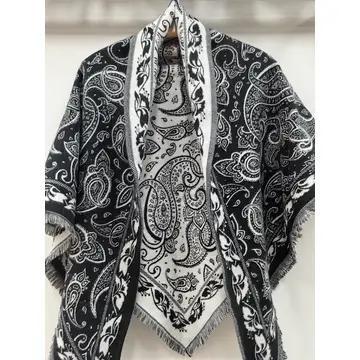 Paisley Print Triangle Wrap