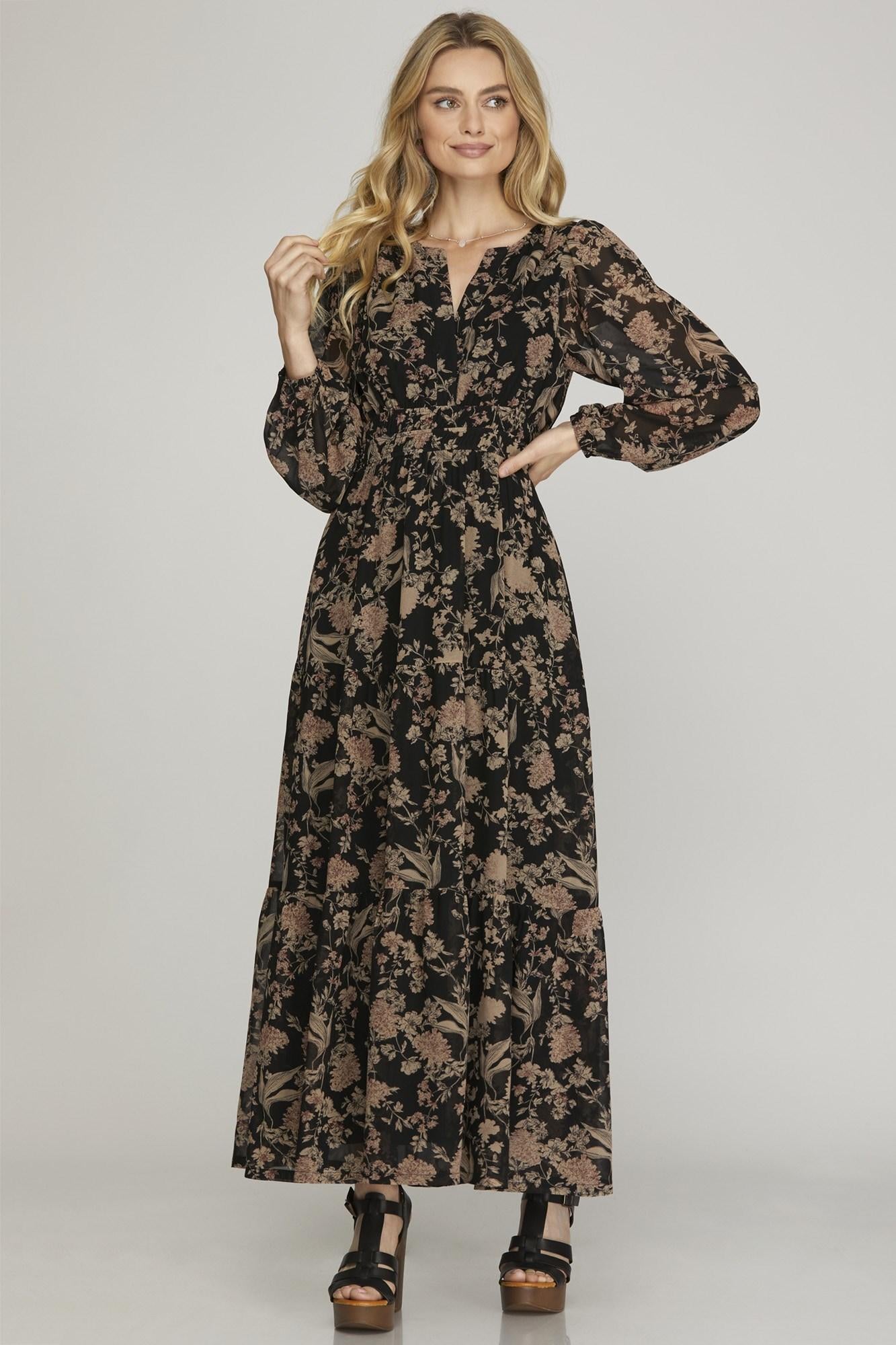 Tiered Maxi Dress