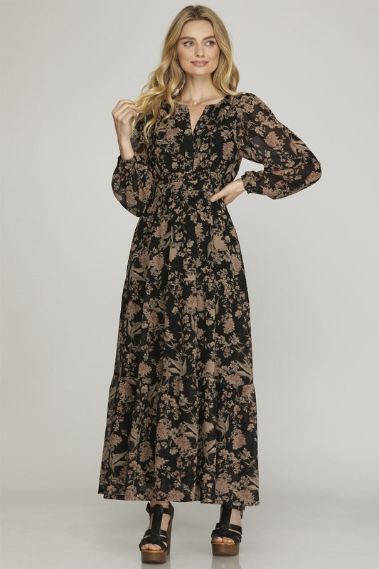 Tiered Maxi Dress