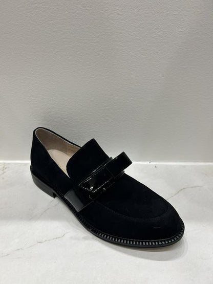 All Black Belted Loafer