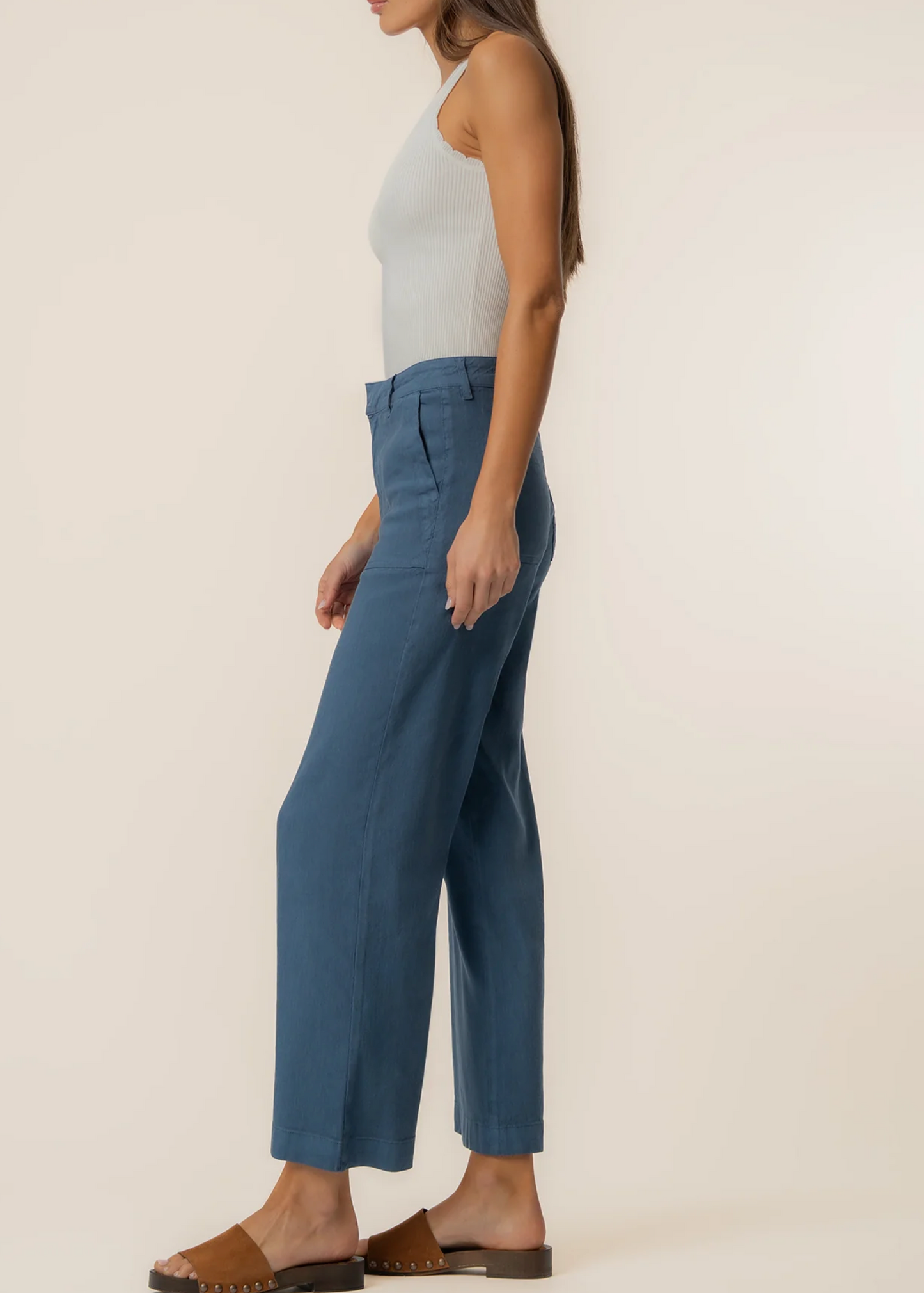 Topaz High Rise Wide Leg Pant