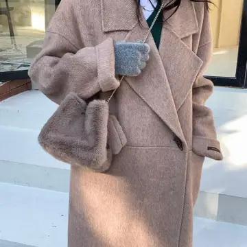 Faux Fur Crossbody Tote