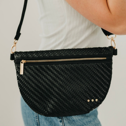 Diagonal Woven Westlyn Bum Bag