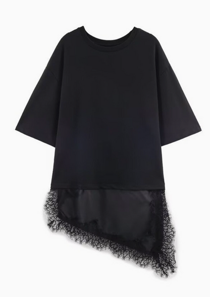 Lace Trim T Shirt