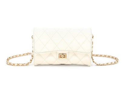 Quilted Handbag with Chain Strap