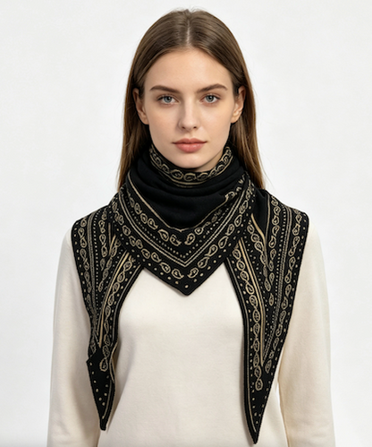 Paisley Triangle Scarf