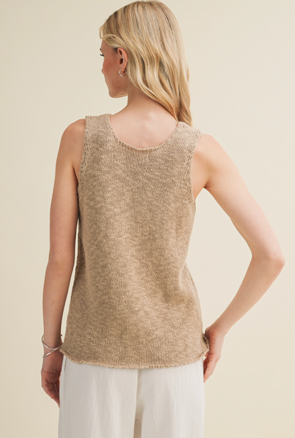 Sleeveless Knit Top