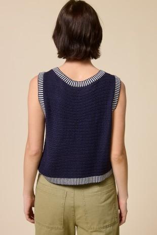 Sleeveless Knit Vest