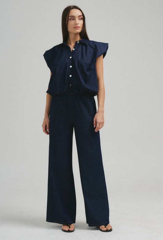 Stretchy Denim Pants