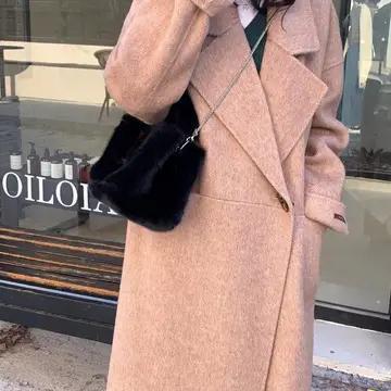 Faux Fur Crossbody Tote
