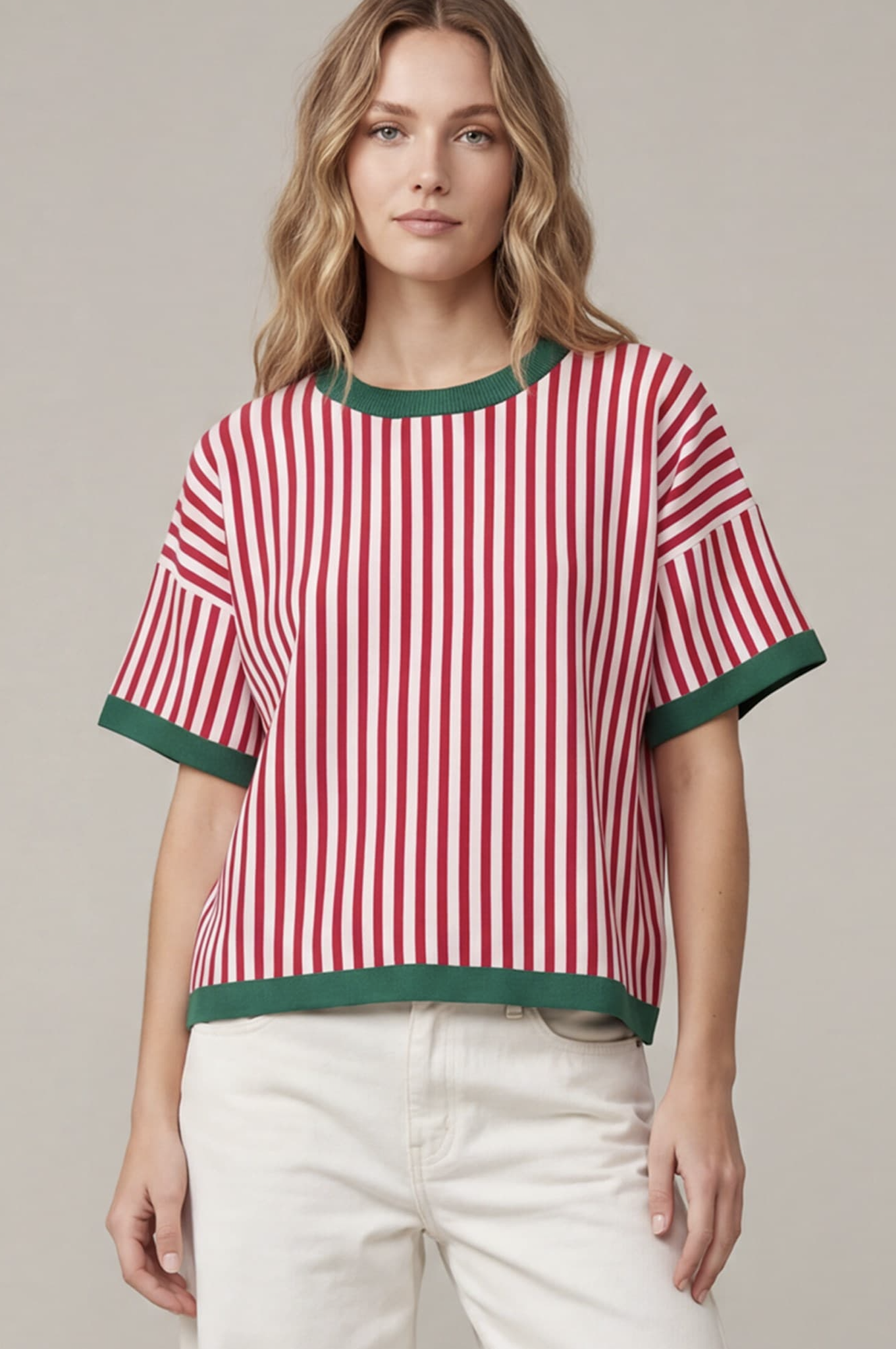 Striped Sweater Top