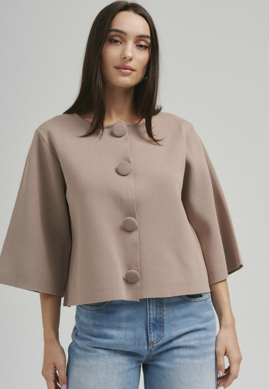 Button Sweater Cardigan