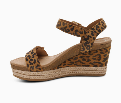 Aetrex Sydney Espadrille Wedge Sandal