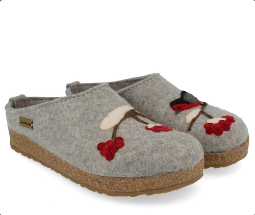 Haflinger W Winterbird Slipper Clog