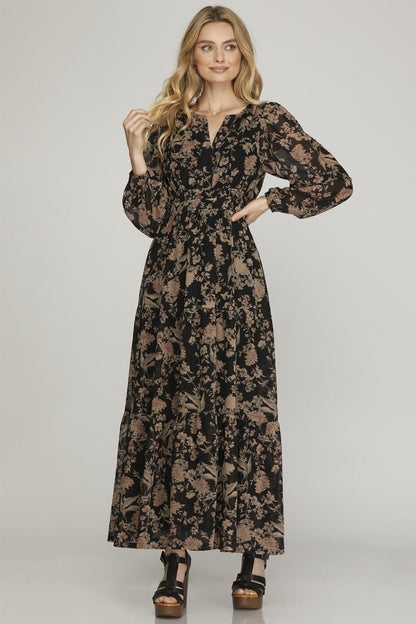 Tiered Maxi Dress