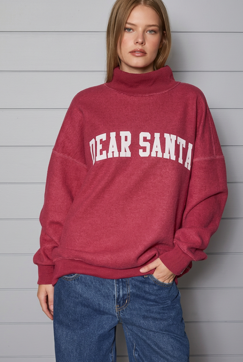 Dear Santa Reversible Sweatshirt