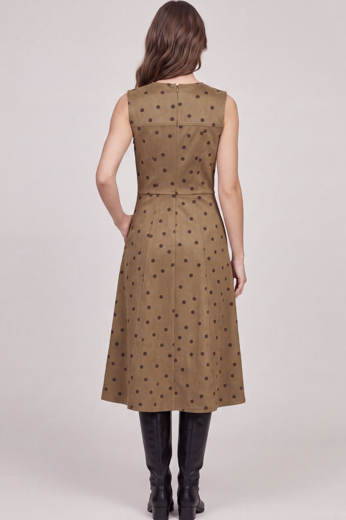 Polka Dot Midi Dress