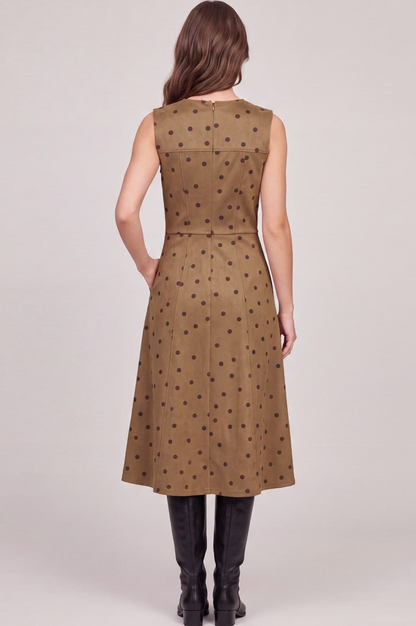 Polka Dot Midi Dress