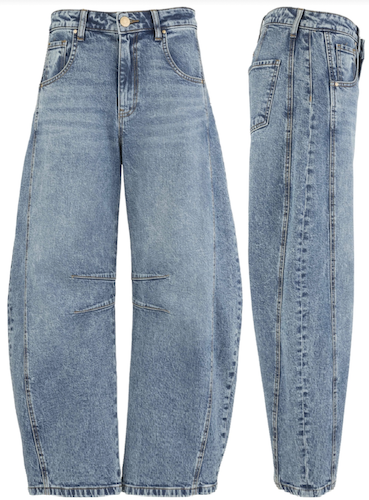 Ashlyn Horseshoe Wide Leg Jean