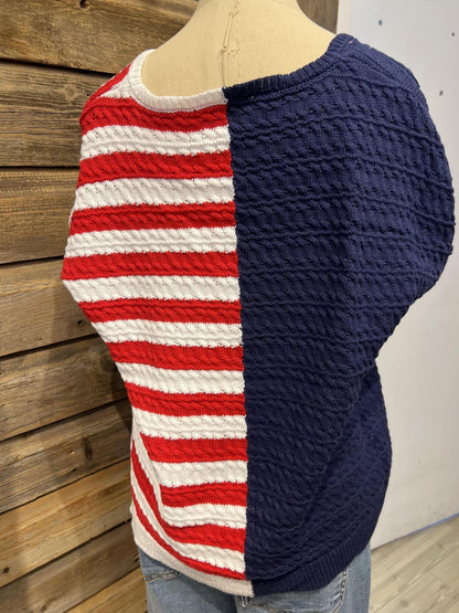 Stars and Stripes Knit Top