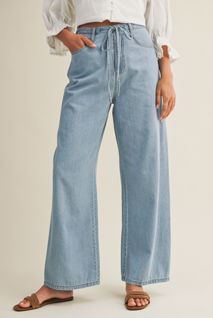 Relaxed Pants with Drawstring