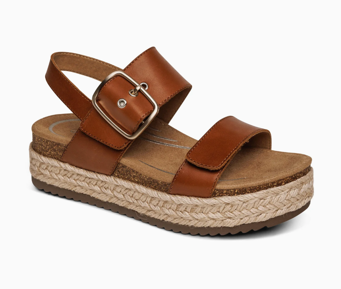 Aetrex Vania Platform Sandal