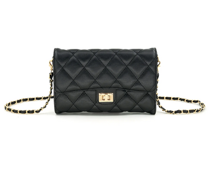 Quilted Handbag with Chain Strap