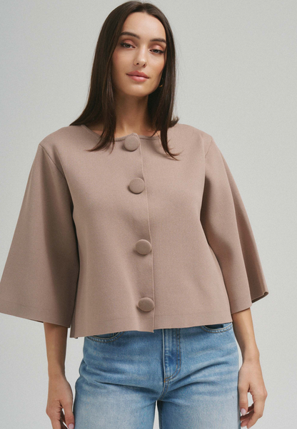 Button Sweater Cardigan
