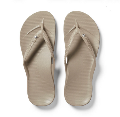 Archies Arch Support Flip Flop with Crystal