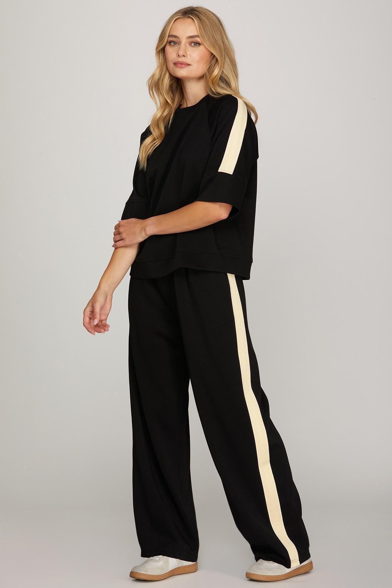 Half Sleeve Scuba Knit Top