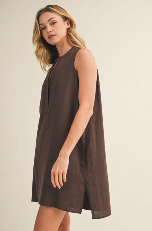 Sleeveless Shift Dress