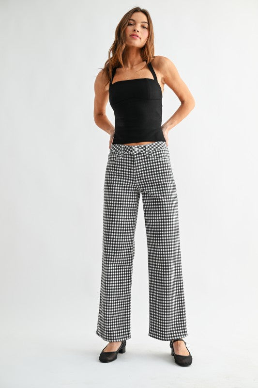 Denim Mid Rise Straight Jean