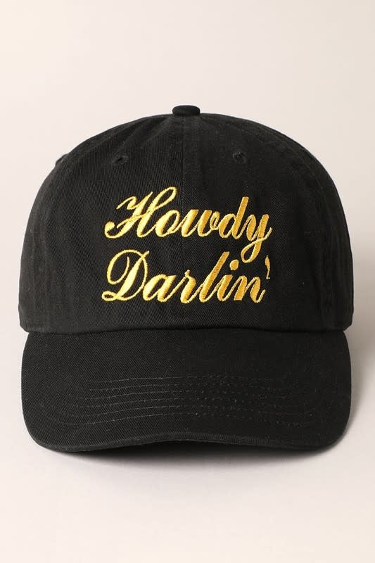 Fashion City Howdy Darlin' Baseball Cap