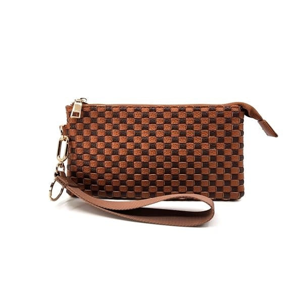 Hatzzi Woven Clutch Wristlet