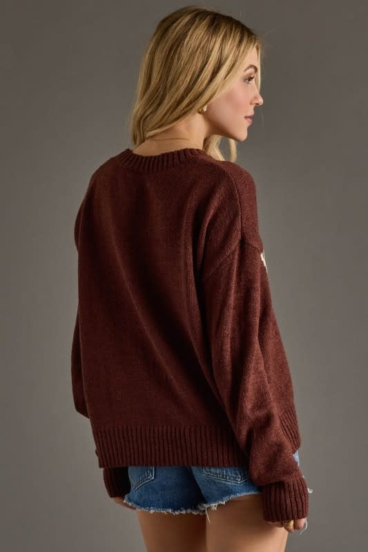 Panache Apparel Wine Weather Sweater
