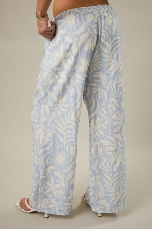 Sunday Edition High Rise Elastic Waist Wide Pants