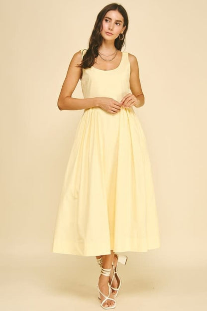 Pinch A-Line Poplin Midi Dress