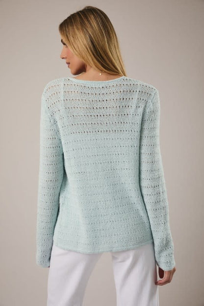 Sunday Edition Pointelle Knit Cardigan