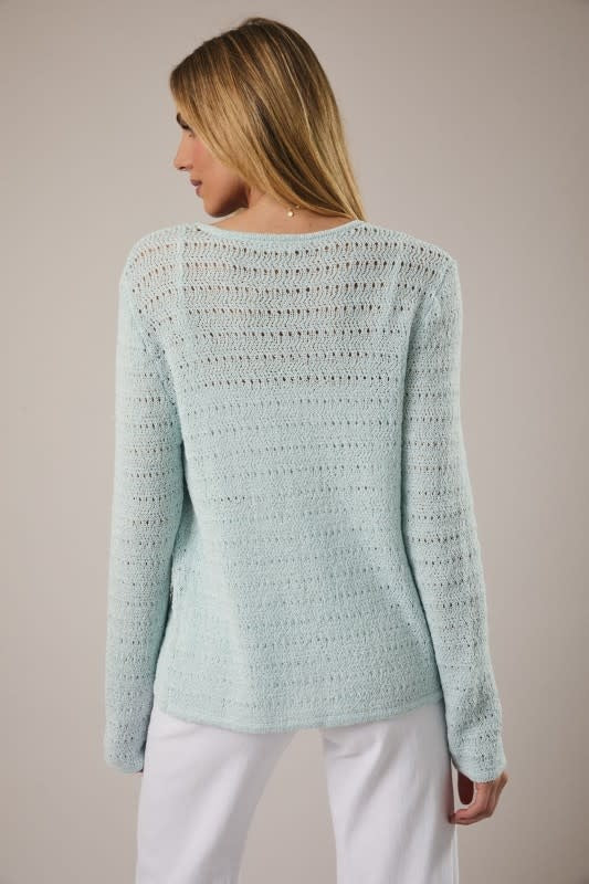 Sunday Edition Pointelle Knit Cardigan