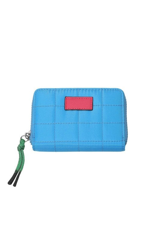 Wona Quilted Zip Around Wallet