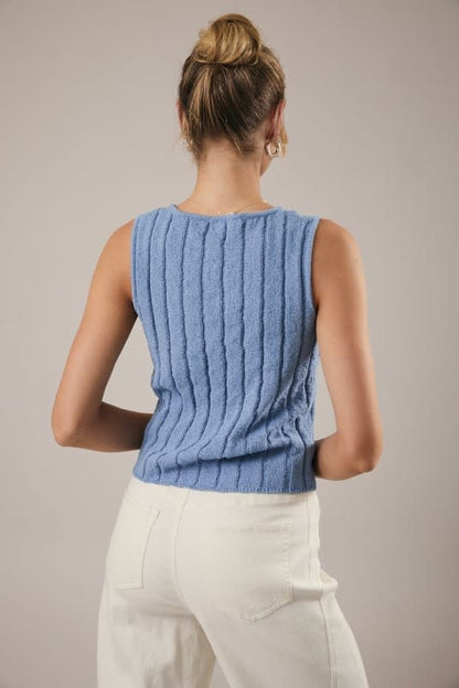 Sunday Edition Sleeveless Knit Top
