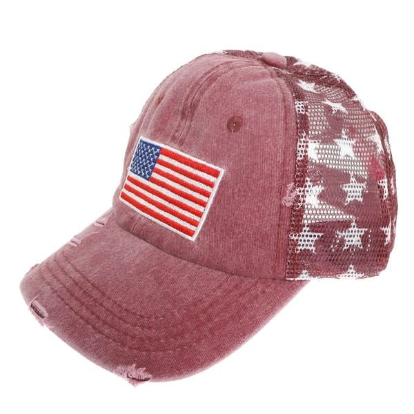 Something Special USA Flag Embroidered Baseball Cap